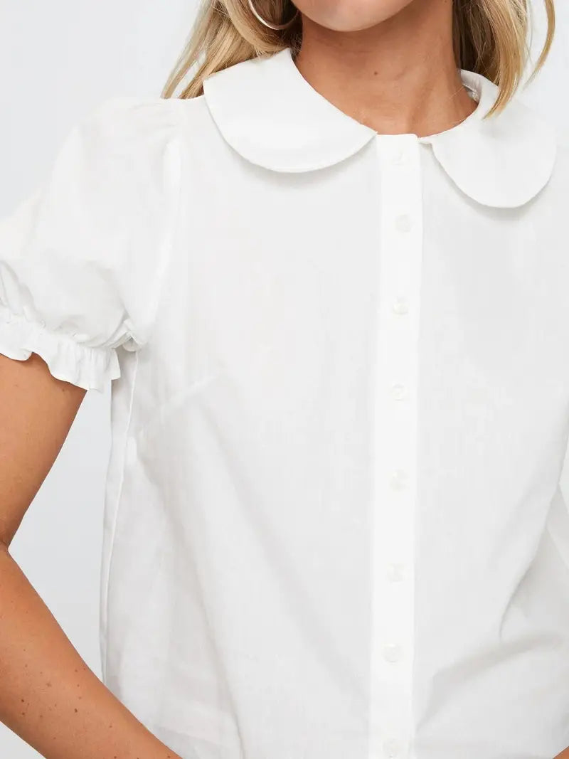 Women'S Button- Shirt - Long Sleeve Loose Fit Blouse, Lightweight Breathable Office & Everyday Shirt